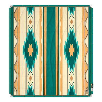 Double Quilt XL Navajo Green - Image 6