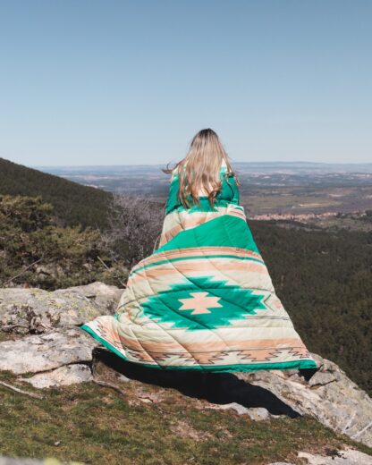 Double Quilt XL Navajo Green - Image 4