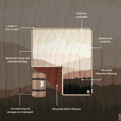 Double Quilt XL Les Alpes - Image 2