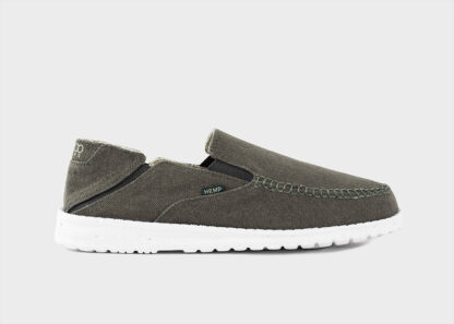SunSlide Hemp Slip-on Dark Green